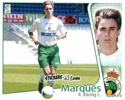 Figurina 7 Marqués (RACING) - Liga Spagnola 2004-2005 n. 499 - Colecciones ESTE