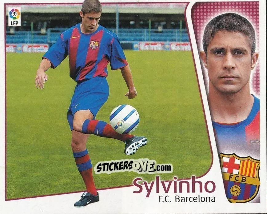 Figurina 9 Sylvinho (BARCELONA) - Liga Spagnola 2004-2005 n. 501 - Colecciones ESTE