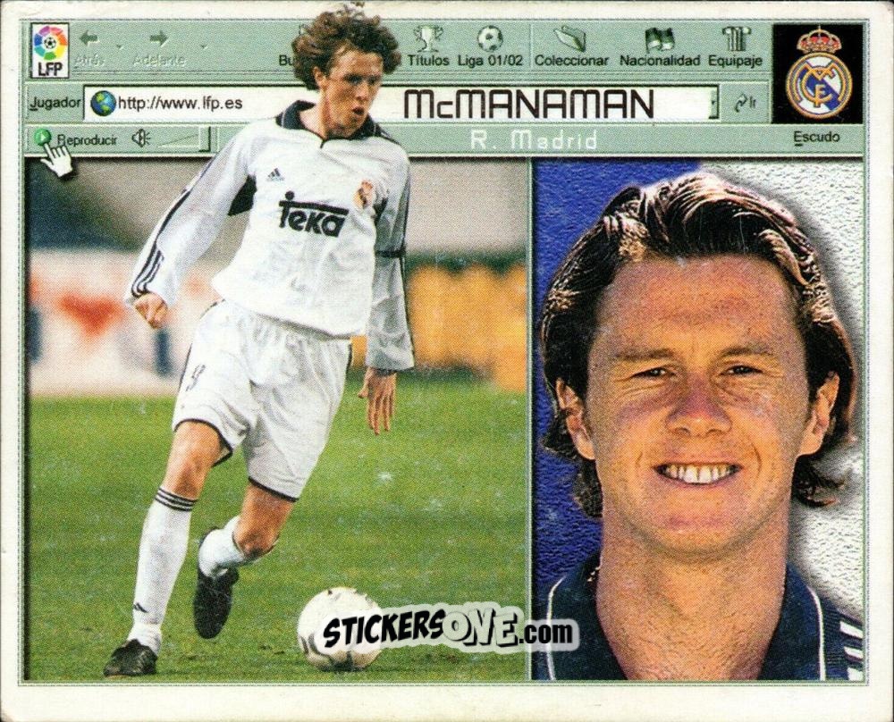 Figurina McManaman - Liga Spagnola 2001-2002 n. 205 - Colecciones ESTE
