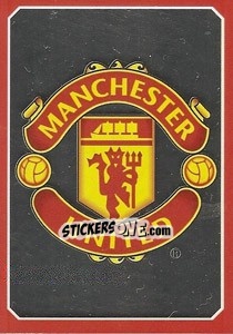Sticker Logo - Manchester United 2008-2009 n. 1 - Panini