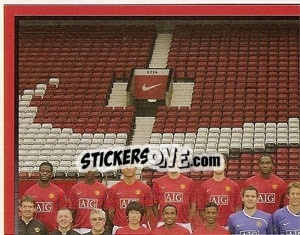 Sticker Team photo (1 of 4) - Manchester United 2008-2009 - Panini