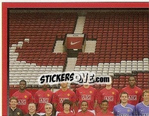Sticker Team photo (1 of 4) - Manchester United 2008-2009 n. 2 - Panini