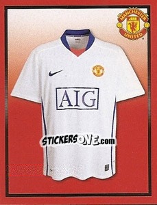 Sticker Away kit - Manchester United 2008-2009 - Panini