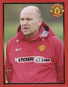 Figurina Mike Phelan in training - Manchester United 2008-2009 n. 11 - Panini