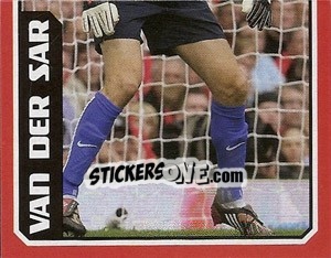 Sticker Edwin van der Sar (2 of 2) - Manchester United 2008-2009 n. 15 - Panini