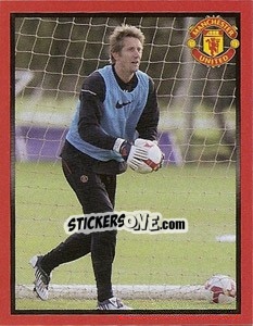 Figurina Edwin van der Sar in training - Manchester United 2008-2009 - Panini