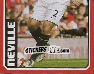 Figurina Gary Neville (2 of 2) - Manchester United 2008-2009 - Panini