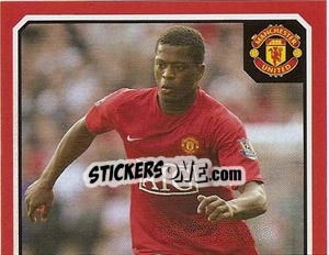 Figurina Patrice Evra (1 of 2) - Manchester United 2008-2009 - Panini