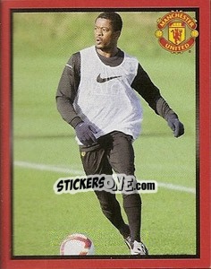 Sticker Patrice Evra in training - Manchester United 2008-2009 n. 28 - Panini