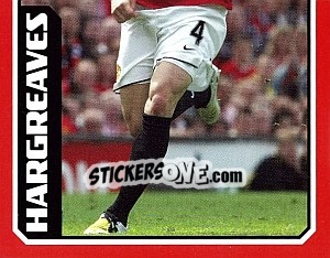 Sticker Owen Hargreaves (2 of 2) - Manchester United 2008-2009 n. 33 - Panini