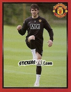 Cromo Owen Hargreaves in training - Manchester United 2008-2009 - Panini