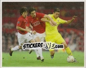Sticker Owen Hargreaves in action - Manchester United 2008-2009 - Panini