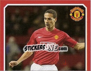 Sticker Rio Ferdinand (1 of 2) - Manchester United 2008-2009 n. 37 - Panini