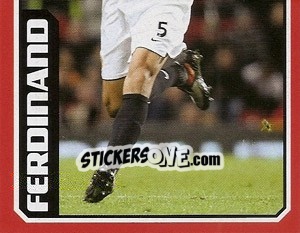 Sticker Rio Ferdinand (2 of 2) - Manchester United 2008-2009 n. 39 - Panini