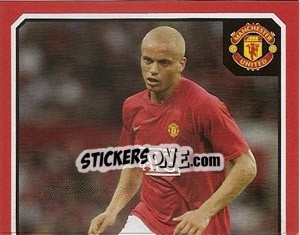 Sticker Wes Brown (1 of 2) - Manchester United 2008-2009 n. 43 - Panini