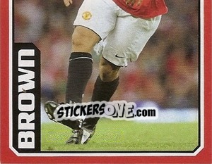 Sticker Wes Brown (2 of 2) - Manchester United 2008-2009 n. 45 - Panini