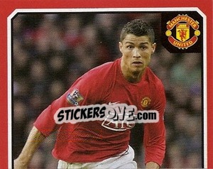 Sticker Cristiano Ronaldo (1 of 2) - Manchester United 2008-2009 n. 49 - Panini