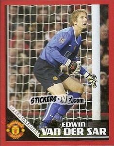 Sticker Edwin van der Sar (Netherlands) - Manchester United 2008-2009 n. 55 - Panini
