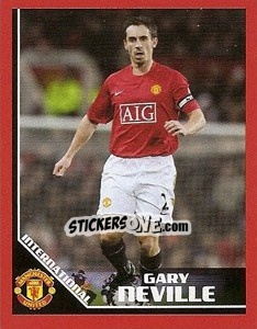 Sticker Gary Neville (England) - Manchester United 2008-2009 n. 56 - Panini