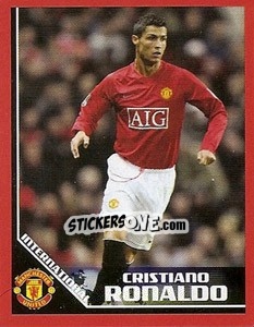 Sticker Cristiano Ronaldo (Portugal) - Manchester United 2008-2009 n. 61 - Panini