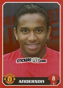 Sticker Anderson - Manchester United 2008-2009 n. 68 - Panini