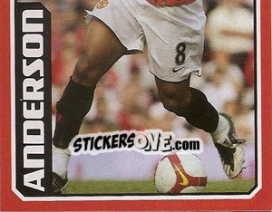 Sticker Anderson (2 of 2) - Manchester United 2008-2009 n. 69 - Panini