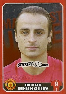 Cromo Dimitar Berbatov - Manchester United 2008-2009 - Panini