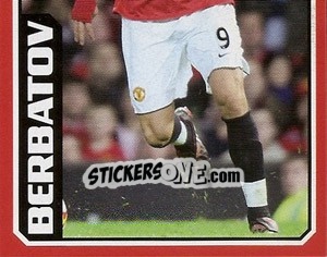 Sticker Dimitar Berbatov (2 of 2) - Manchester United 2008-2009 n. 75 - Panini