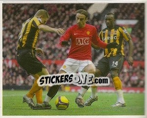 Figurina Dimitar Berbatov in action - Manchester United 2008-2009 - Panini