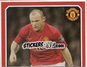 Sticker Wayne Rooney (1 of 2) - Manchester United 2008-2009 n. 79 - Panini