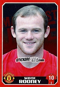 Sticker Wayne Rooney - Manchester United 2008-2009 n. 80 - Panini