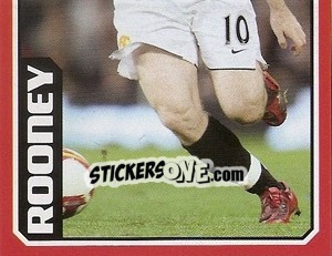 Sticker Wayne Rooney (2 of 2) - Manchester United 2008-2009 n. 81 - Panini
