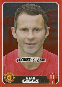 Sticker Ryan Giggs - Manchester United 2008-2009 n. 86 - Panini