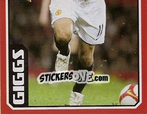 Cromo Ryan Giggs (2 of 2) - Manchester United 2008-2009 - Panini