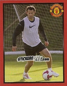 Sticker Ryan Giggs in training - Manchester United 2008-2009 - Panini