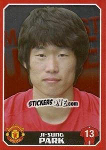 Cromo Ji-Sung Park - Manchester United 2008-2009 - Panini