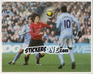 Cromo Ji-Sung Park in action - Manchester United 2008-2009 - Panini