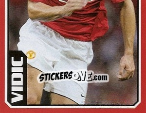 Cromo Nemanja Vidic (2 of 2) - Manchester United 2008-2009 - Panini