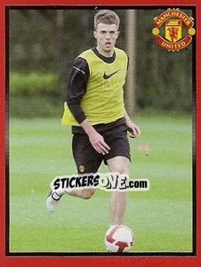 Cromo Michael Carrick in training - Manchester United 2008-2009 - Panini