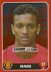 Sticker Nani - Manchester United 2008-2009 n. 110 - Panini