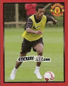 Sticker Nani in training - Manchester United 2008-2009 n. 112 - Panini