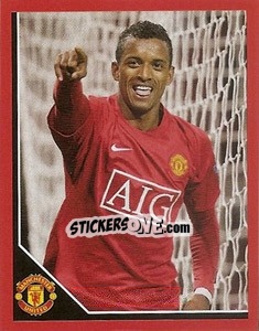 Sticker Nani in celebration - Manchester United 2008-2009 n. 113 - Panini