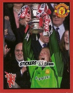 Sticker Goalkeeper - Peter Schmeichel - Manchester United 2008-2009 n. 115 - Panini