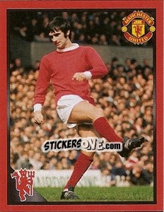 Sticker Right Wing / George Best - Manchester United 2008-2009 n. 120 - Panini