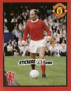 Figurina Centre Midfield - Sir Bobby Charlton - Manchester United 2008-2009 n. 121 - Panini
