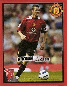Sticker Centre midfield - Roy Keane - Manchester United 2008-2009 - Panini