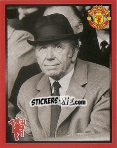 Sticker Manager - Sir Matt Busby - Manchester United 2008-2009 - Panini