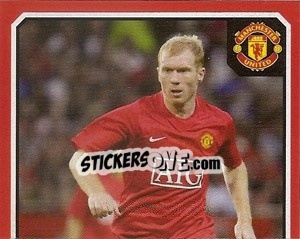 Sticker Paul Scholes (1 of 2) - Manchester United 2008-2009 - Panini