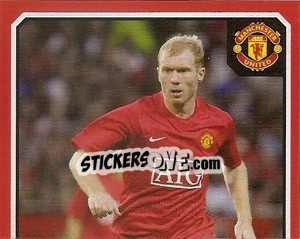 Sticker Paul Scholes (1 of 2) - Manchester United 2008-2009 n. 127 - Panini