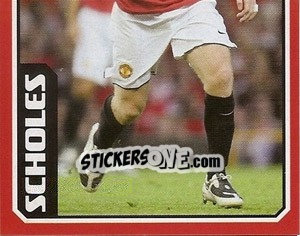 Sticker Paul Scholes (2 of 2) - Manchester United 2008-2009 n. 129 - Panini
